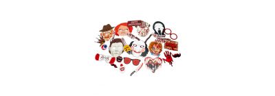 Accesorios Halloween para fotos 26pzas multicolor