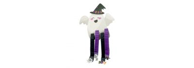 Fantasma colgante con accesorios multicolor