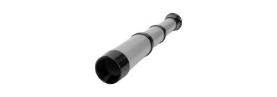 Telescopio para pirata bicolor gris y negro
