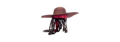 Sombrero pirata con peluca