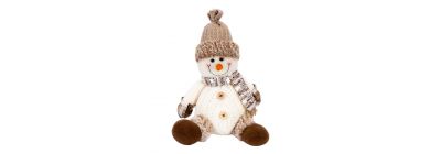 Muñeco de nieve afelpado