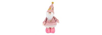 Santa afelpado rosado