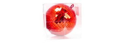 Esfera disco roja