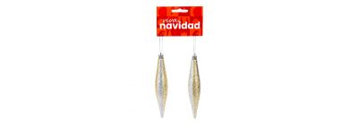 Figuras colgantes champagne