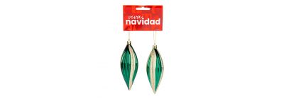 Figuras colgantes verdes