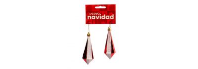 Figuras colgantes rojas
