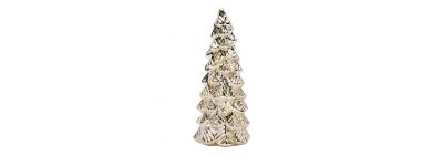 Árbol vidrio con luz