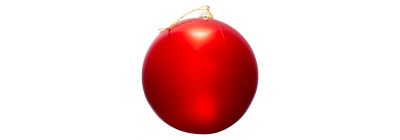 Esfera roja 20cm
