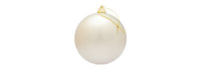 Esfera navideña champagne