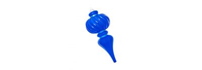 Esfera azul navideña