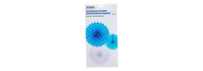 Roseta decorativa papel surtido