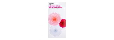 Rosetas surtidas de papel