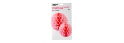 Esferas decorativas papel rosado