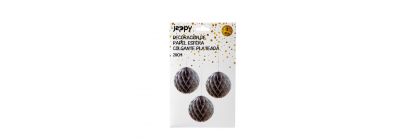 Esfera decorativa papel plateado