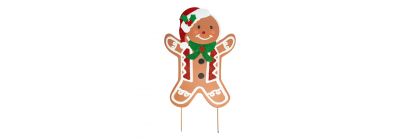 Estaca galleta navideña