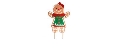 Estaca metálica galleta niña