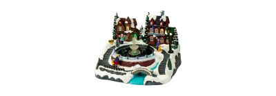 Villa decorativa con LED