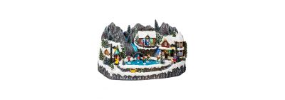 Villa decorativa con LED