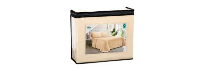 Sábanas queen beige 4 piezas