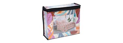 Sábana Queen estampada multicolor