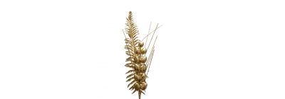 Rama artificial navideña 70cm champagne