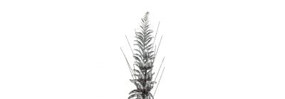 Rama artificial navideña 70cm plateado