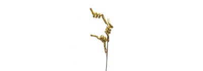 Rama artificial navideña 63cm dorado