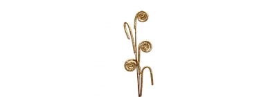 Rama artificial navideña 79cm dorado