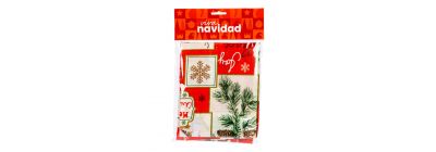 Mantel estampado navideño