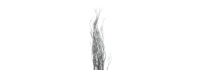 Rama artificial navideña 75cm plateado