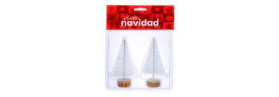 Árboles nevados 4.5x10cm