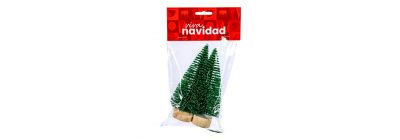 Árbol navideño escarchado 2und