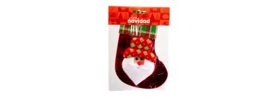 Bota  navideña decorativa