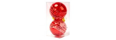 Esferas navideñas plásticas