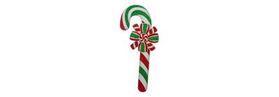 Figura colgante bastón navideño