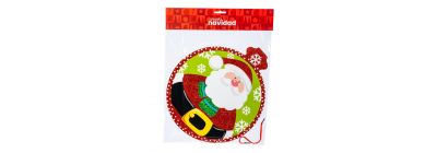 Figura colgante Santa multicolor