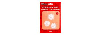 Figura copo nieve blanco