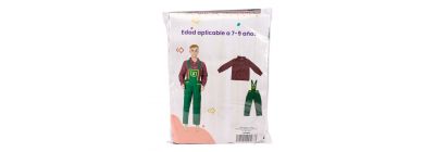 Disfraz infantil jardinero 7-9a multicolor