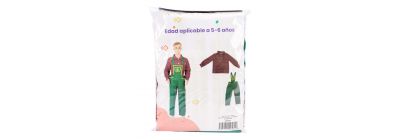 Disfraz infantil jardinero 5-6a multicolor