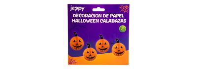 Figura papel calabaza Halloween