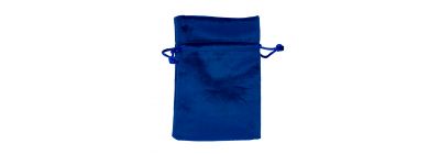 Bolsa tela afelpada 5und azul