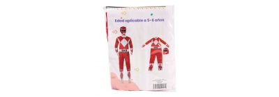 Disfraz infantil power ranger 5-6a