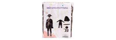 Disfraz infantil zorro con accesorios 7-9a