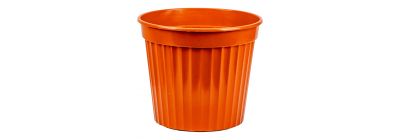 Maceta con relieve rayas