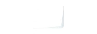 Ángulo metálico con relieve 6x8pulg blanco