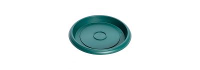 Plato plástico liso #7 verde