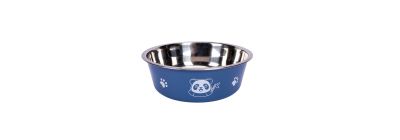Taza metálica para mascota estampado surtido