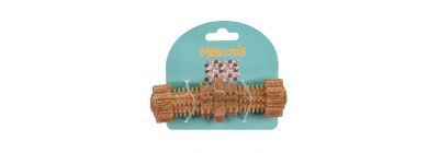 Juguete masticale para mascota con relieve marrón