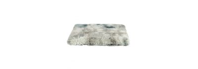 Cama para mascota afelpada gris