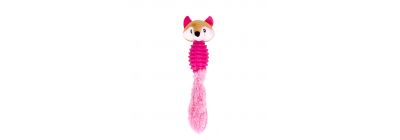 Peluche zorro para mascota afelpado multicolor